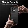  Xiaomi Redmi 17 4G fekete Techsuit Carbon Silicone ütésálló szilikon tok thumbnail