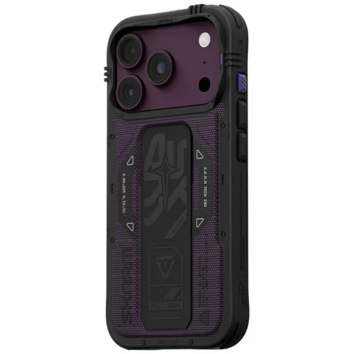 iPhone 18 Pro / iPhone 17 Pro bordové puzdro SKINARMA Phantom MagSafe so stojanom a úchytom - 3
