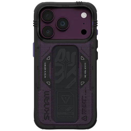 iPhone 18 Pro / iPhone 17 Pro bordové puzdro SKINARMA Phantom MagSafe so stojanom a úchytom - 1