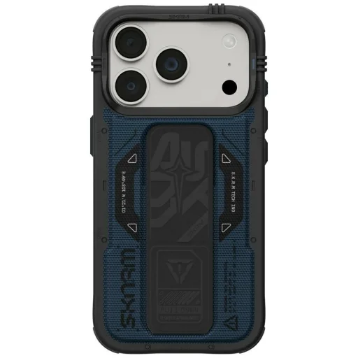  iPhone 18 Pro / 17 Pro kék Skinarma Phantom MagSafe állványos tok - 1