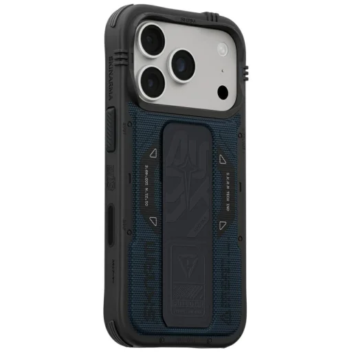  iPhone 18 Pro / 17 Pro kék Skinarma Phantom MagSafe állványos tok - 2