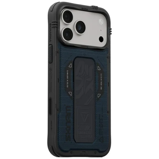 iPhone 18 Pro Max / 17 Pro Max modrý Skinarma Phantom MagSafe Grip Stand ochranný kryt - 2