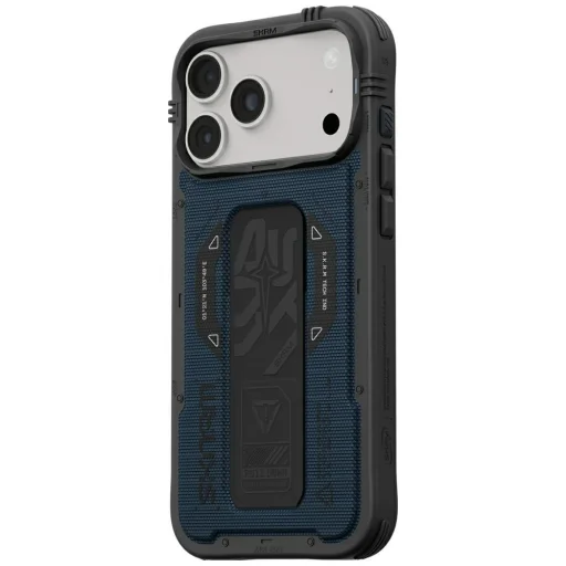 iPhone 18 Pro Max / 17 Pro Max modrý Skinarma Phantom MagSafe Grip Stand ochranný kryt - 3