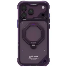 iPhone 18 Pro Max / 17 Pro Max bordové puzdro Skinarma Saturn MagSafe s 360° otočným stojanom