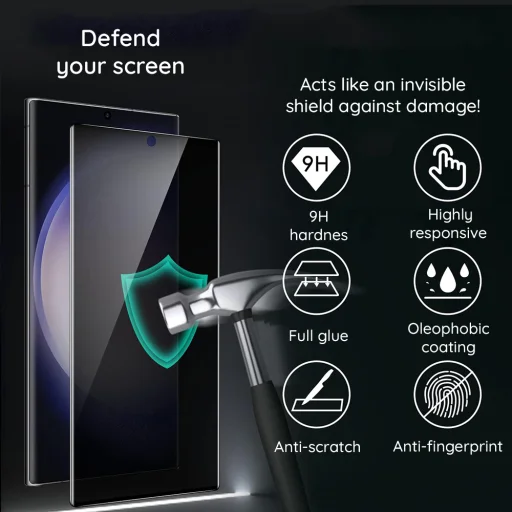 iPhone 18 Pro Čierne Lito HD Pro Privacy tvrdené sklo - 7