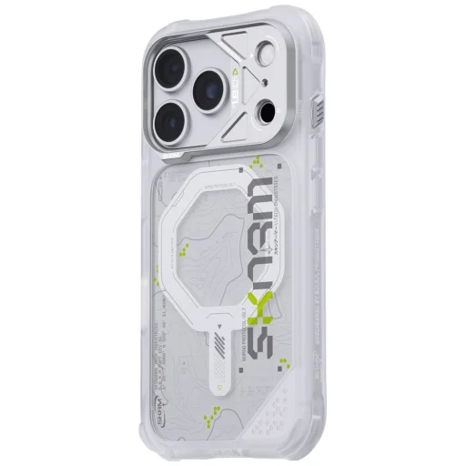  iPhone 18 Pro / 17 Pro fehér Skinarma Sonar MagSafe hátlap tok - 2