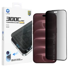 iPhone 18 Pro Max čierne Lito D+ Max Privacy 300C privátne ochranné tvrdené sklo na displej