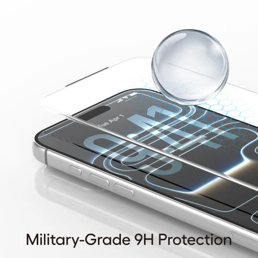 iPhone 17 Pro / iPhone 18 Pro Lito Airspace Border číre tvrdené ochranné sklo - 2