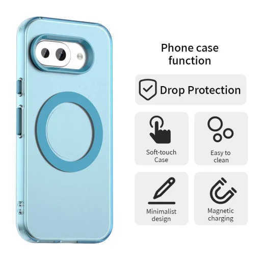  Google Pixel 10a kék Techsuit CandyCase MagSafe hátlap tok - 2