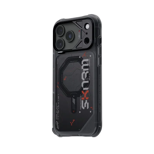 iPhone 18 Pro Max / 17 Pro Max čierne Skinarma Sonar puzdro pre magnetické bezdrôtové nabíjanie - 9