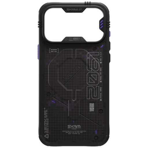 iPhone 18 Pro Max / 17 Pro Max onyxovo čierny Skinarma Vigor XE MagSafe tvrdý zadný kryt - 4