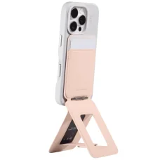 Magnetická peňaženka a stojan na telefón Moft Movas Tripod MagSafe broskyňová farba