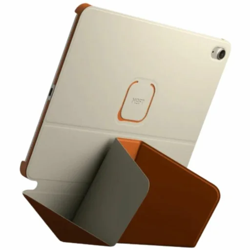 iPad Air 11" (2024/2025) a iPad Air 10.9" (Air 4/Air 5) pieskovo biele ochranné puzdro Moft Dynamic Folio - 1