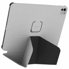iPad Air 13" M2 (2024) / M3 (2025) hmlovo sivé otváracie puzdro Moft Dynamic Folio
