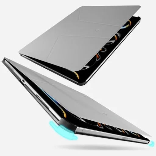iPad Air 11" M2 (2024) / M3 (2025) a Air 10.9" (Air 4 / Air 5) Moft Dynamic Folio otváracie puzdro, hmlovo sivé (Misty Cove) - 6