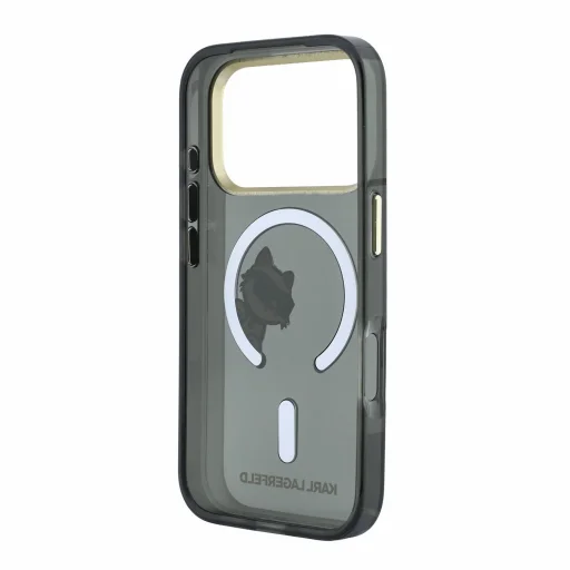 Apple iPhone 18 Pro čierny Karl Lagerfeld IML Choupette Peekaboo MagSafe zadný kryt - 6