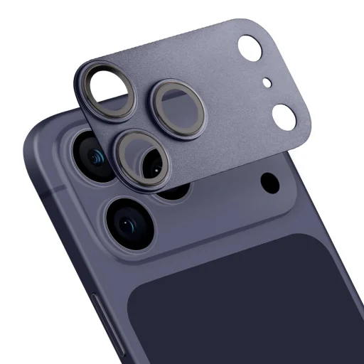Apple iPhone 17 Pro Max tmavomodrá OBAL:ME hliníková ochrana fotoaparátu - 1
