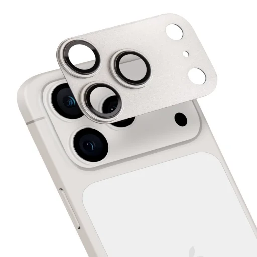 Apple iPhone 17 Pro strieborný OBAL:ME hliníková ochrana kamerového ostrovčeka a šošovky fotoaparátu - 1