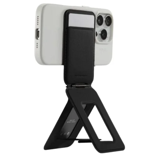  MagSafe mágneses pénztárca és telefontartó állvány Moft Movas Tripod - fekete - 2