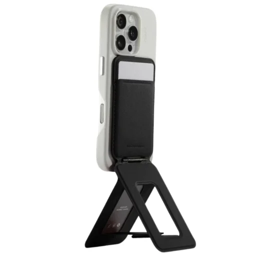  MagSafe mágneses pénztárca és telefontartó állvány Moft Movas Tripod - fekete - 3