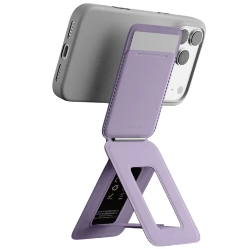  Moft Movas Tripod lila MagSafe mágneses kártyatartó és telefonállvány - 3
