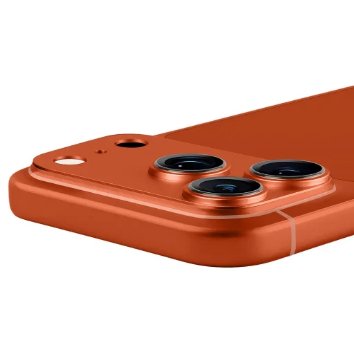 Apple iPhone 17 Pro kozmická oranžová OBAL:ME hliníková ochrana kamerového ostrovčeka a šošoviek fotoaparátu - 2