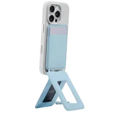 Moft Movas Tripod MagSafe modrá magnetická peňaženka a stojan na telefón