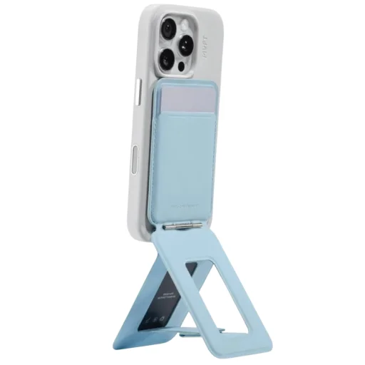 Moft Movas Tripod MagSafe modrá magnetická peňaženka a stojan na telefón - 1