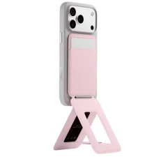  Moft Movas Tripod MagSafe mágneses pénztárca és telefonállvány, rózsaszín