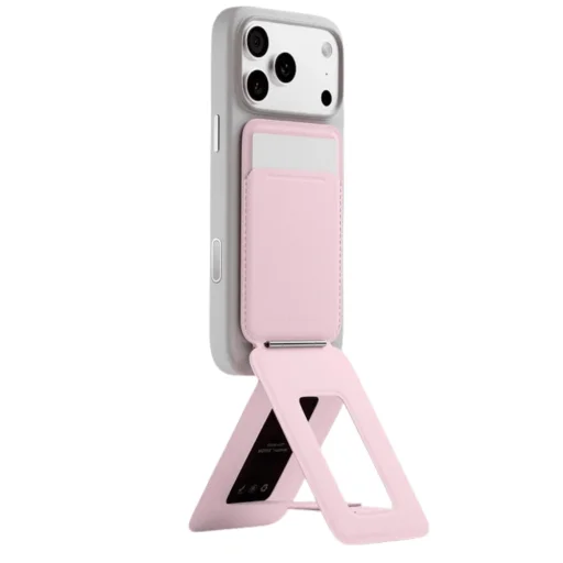  Moft Movas Tripod MagSafe mágneses pénztárca és telefonállvány, rózsaszín - 1