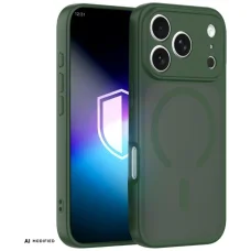 Apple iPhone 17 Pro Max / 18 Pro Max zöld 3MK Misty MagCase tok