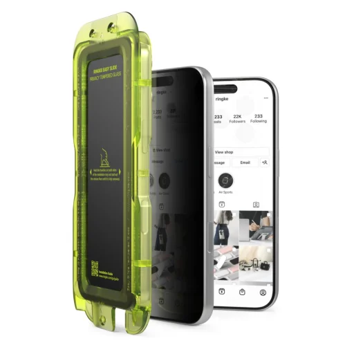 iPhone 18 Pro Privacy Ringke Easy Slide privátne ochranné sklo, 2 ks - 2
