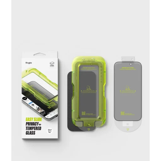 Apple iPhone 18 Pro Max Ringke Easy Slide privacy ochranné sklo, balenie 2 ks - 6