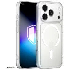 Apple iPhone 17 Pro / 18 Pro Fehér 3MK Misty MagCase tok