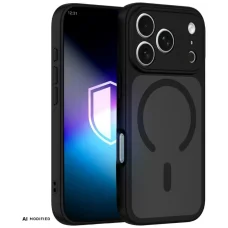 Apple iPhone 17 Pro / 18 Pro Fekete 3MK Misty MagCase tok