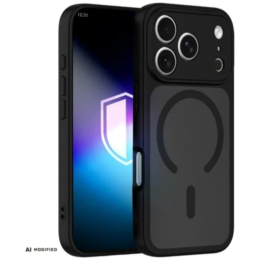 Apple iPhone 17 Pro / 18 Pro Fekete 3MK Misty MagCase tok - 1