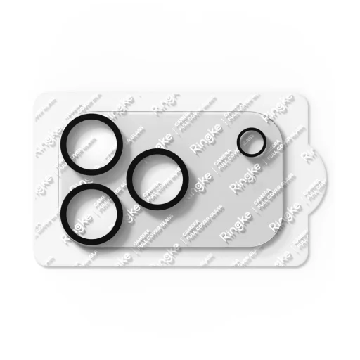 iPhone 18 Pro Max čierne Ringke Camera Full Cover ochranné sklo na kameru, 2 ks - 4