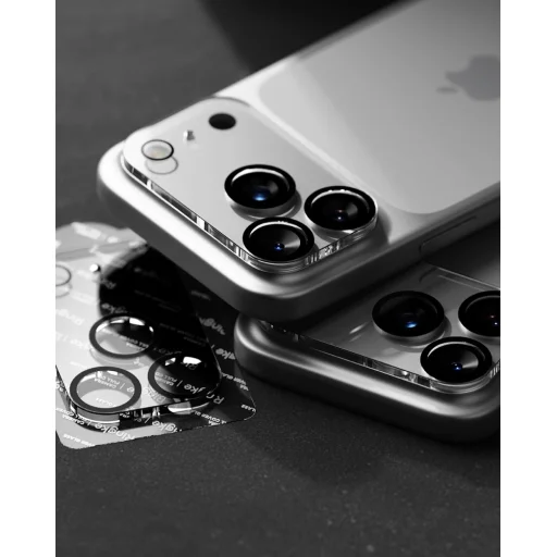 iPhone 18 Pro čierne Ringke Camera Full Cover 2 ks ochranné tvrdené sklo na kameru - 6