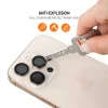 iPhone 18 Pro / 18 Pro Max priehľadné Tel Protect 3D Lens tvrdené sklo na kameru, 3 ks thumbnail