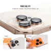 iPhone 18 Pro / 18 Pro Max čierne Tel Protect Titanium Lens 99% AR ochranné tvrdené sklo na kameru, 3 ks thumbnail