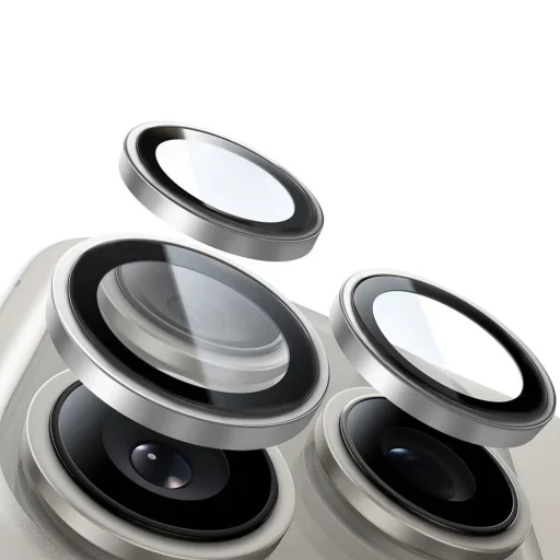 iPhone 18 Pro / 18 Pro Max číre Tel Protect Titanium Lens 99% AR tvrdené sklo na šošovku fotoaparátu, 3 ks - 7