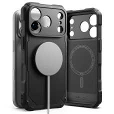 Čierne puzdro Ringke Rugged Gear Magnetic MagSafe pre Apple iPhone 17 Pro / 18 Pro