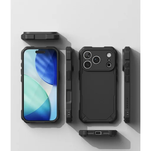 Apple iPhone 17 Pro Max / 18 Pro Max čierne puzdro Ringke Rugged Gear Magnetic MagSafe - 5