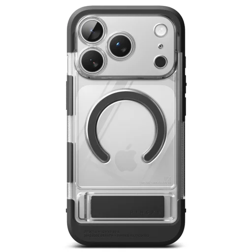 Apple iPhone 17 Pro / 18 Pro Ringke UX Magnetic MagSafe priehľadný kryt so stojanom - 8