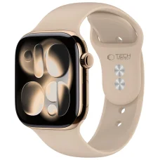  Apple Watch 8 / 9 / 10 / 11 / 12 / SE / Ultra (44 / 45 / 46 / 49 mm) dióbarna Tech-Protect Silicone szilikon óraszíj