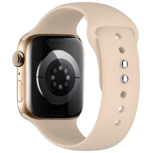  Apple Watch 8 / 9 / 10 / 11 / 12 / SE / Ultra (44 / 45 / 46 / 49 mm) dióbarna Tech-Protect Silicone szilikon óraszíj - 2