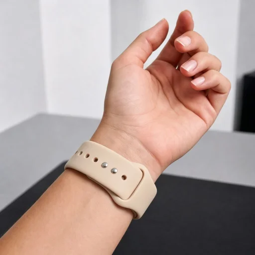  Apple Watch 8 / 9 / 10 / 11 / 12 / SE / Ultra (44 / 45 / 46 / 49 mm) dióbarna Tech-Protect Silicone szilikon óraszíj - 6