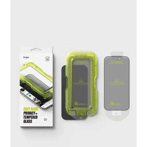 iPhone 18 Pro Privacy Ringke Easy Slide privátne ochranné sklo, 2 ks - 6