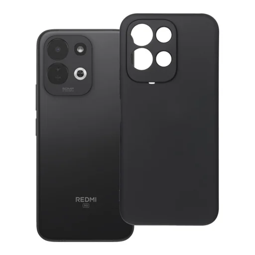Xiaomi Redmi 17 4G / 5G čierne silikónové ochranné puzdro - 11