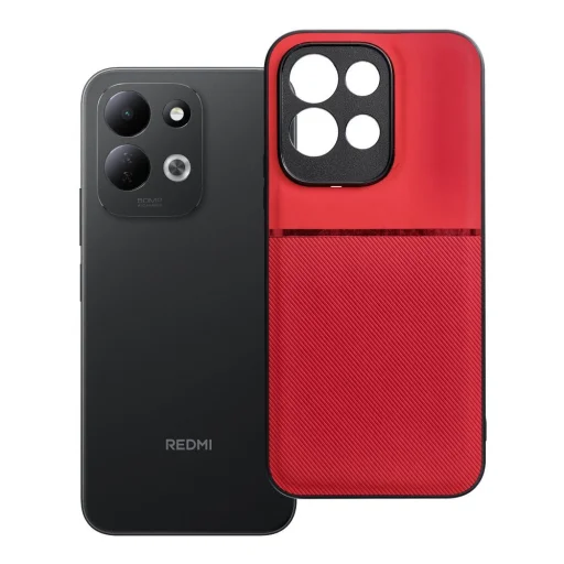  Xiaomi Redmi 17 4G / 5G nemesvörös védőtok - 8